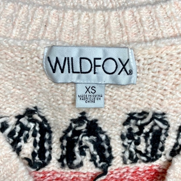 Wildfox Dreamer Marcel Distressed Sweater - Picture 9 of 10